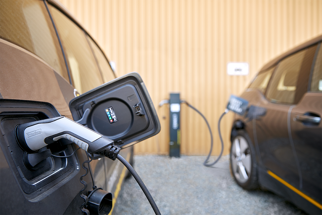 EV charging with AC cable